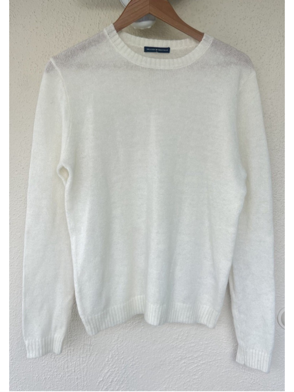 Brandy Melville Cream Ivory Sweater Knit Pullover Mohair Soft Fairy Coquette